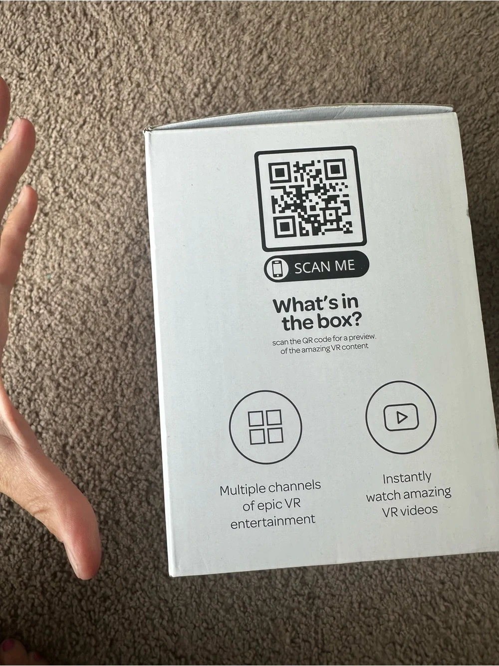 White Smartphone VR Headset - Immersive Virtual Reality